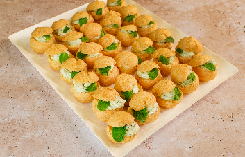 Mini-choux au Chèvre & Menthe - 30 Pièces