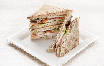 Mini Club Sandwich crudités Viande - Pain Suédois (24 pièces)