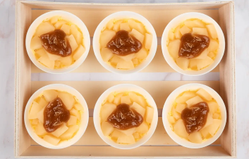 Tiramisu aux poires & crème de marrons - 6 pièces