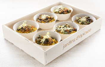 Plateau de 6 salades individuelles veggies