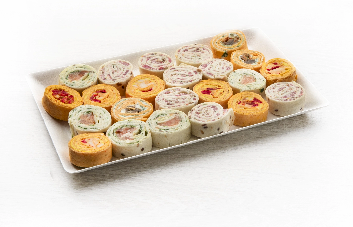 Mini Wraps (24 pièces salées)