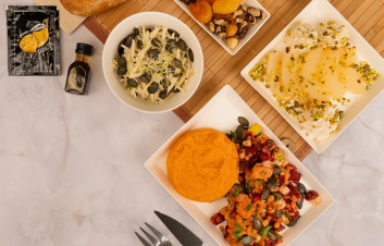 Harmonie Végane sans gluten & sans lactose - Plateau repas Jardins Signature